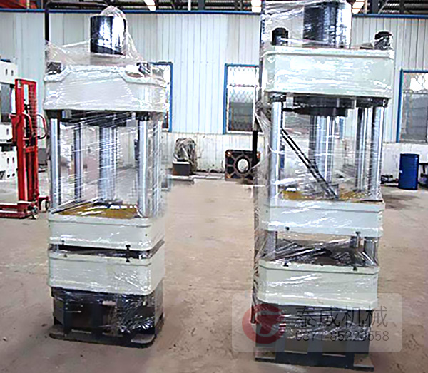 毛里求斯客户订做的1台100吨1台200吨液压机已完工